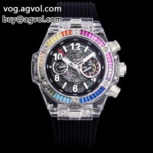 新品本物 HUBLOTブランドスーパーコピー 2色可選 抜群な存在感  腕時計/ウォッチ  赤字超特価2022-1