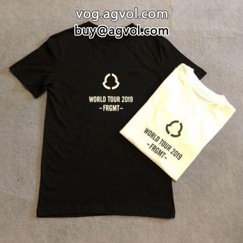 個性的 モンクレールスーパーコピー 激安 2色可選 2022 半袖Tシャツ プリント 吸汗性に優れ