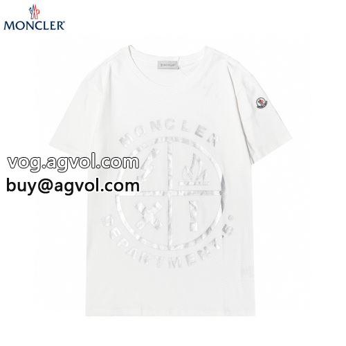 2022 半袖Tシャツ 海外セレブ愛用 モンクレールスーパーコピー 激安 プリント 2色可選