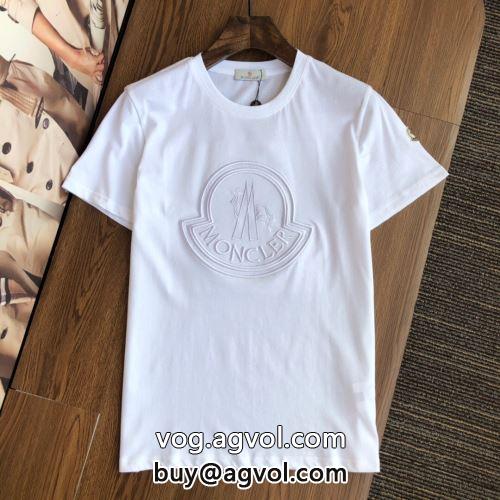 モンクレールブランド コピー レジャー 2色可選 2022 耐久性のある クールビズ  半袖Tシャツ