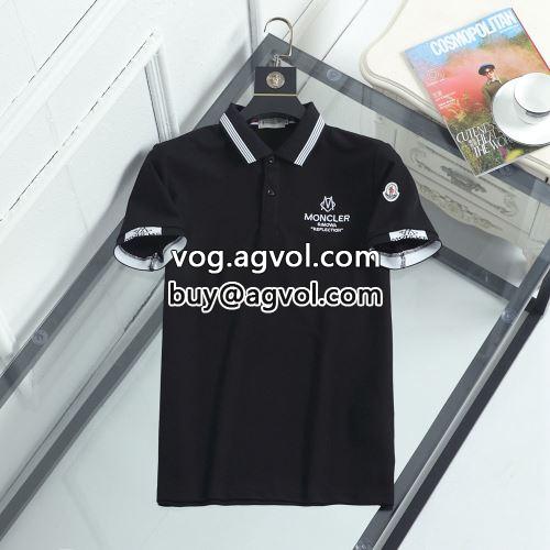 クールビズ モンクレールブランド 偽物 通販 半袖Tシャツ 吸汗性に優れ 3色可選 デザイン性の高い 2022 