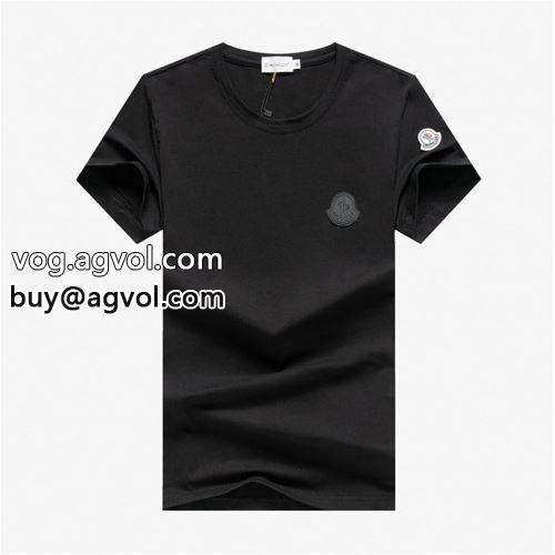 2色可選 シンプル 風合いが出る 半袖Tシャツ モンクレールコピーブランド 2022  しわになりにくい