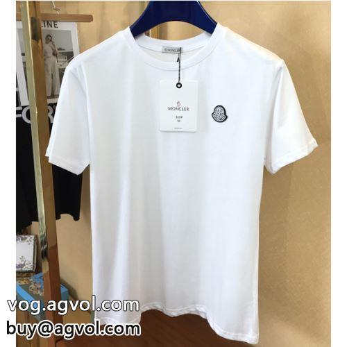 超目玉 モンクレールコピー モンクレール MONCLER シンプル 半袖Tシャツ 2022 2色可選