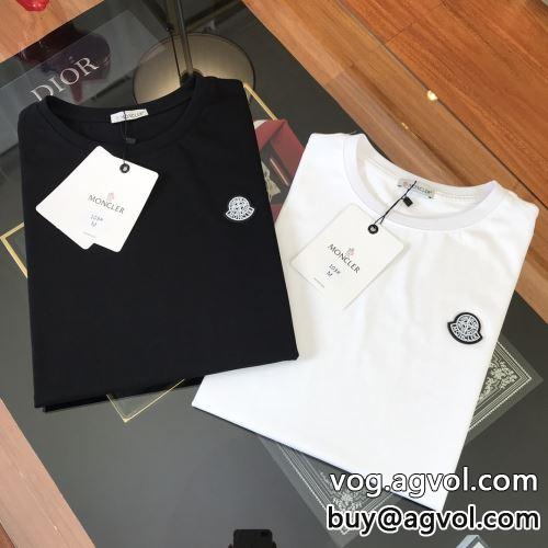 超目玉 モンクレールコピー モンクレール MONCLER シンプル 半袖Tシャツ 2022 2色可選
