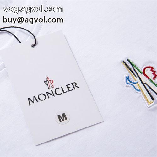 2色可選 人目を惹くデザイン モンクレールスーパーコピー 激安 モンクレール MONCLER 吸汗性に優れ 半袖Tシャツ 2022