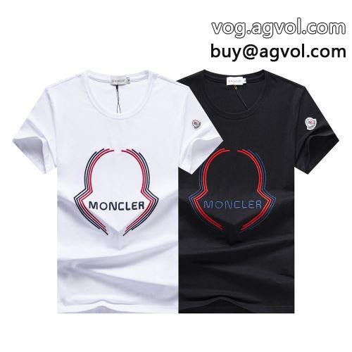 人気 ランキング 2色可選 モンクレール MONCLER 半袖Tシャツ プリント モンクレール偽物ブランド 2022