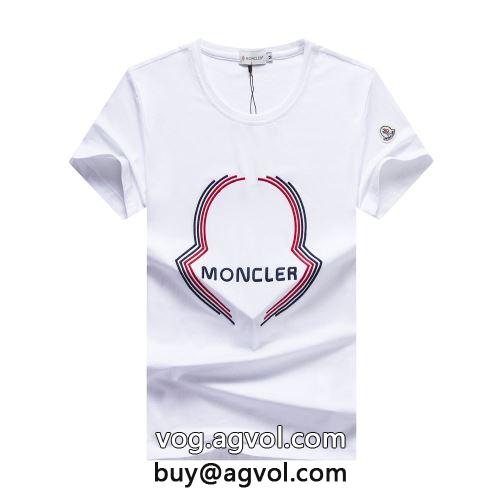 人気 ランキング 2色可選 モンクレール MONCLER 半袖Tシャツ プリント モンクレール偽物ブランド 2022
