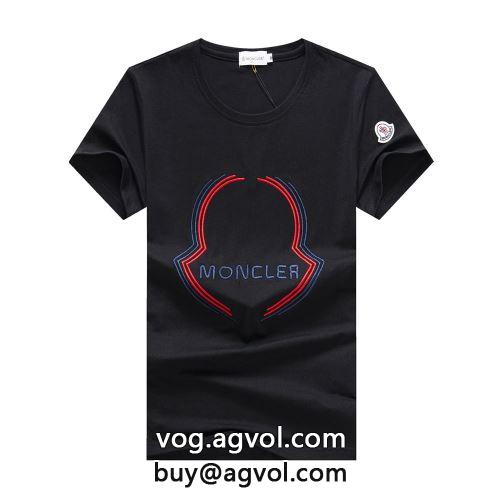 人気 ランキング 2色可選 モンクレール MONCLER 半袖Tシャツ プリント モンクレール偽物ブランド 2022