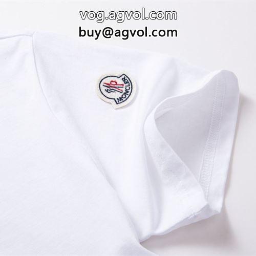 人気 ランキング 2色可選 モンクレール MONCLER 半袖Tシャツ プリント モンクレール偽物ブランド 2022
