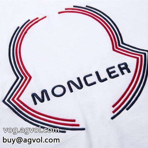 人気 ランキング 2色可選 モンクレール MONCLER 半袖Tシャツ プリント モンクレール偽物ブランド 2022
