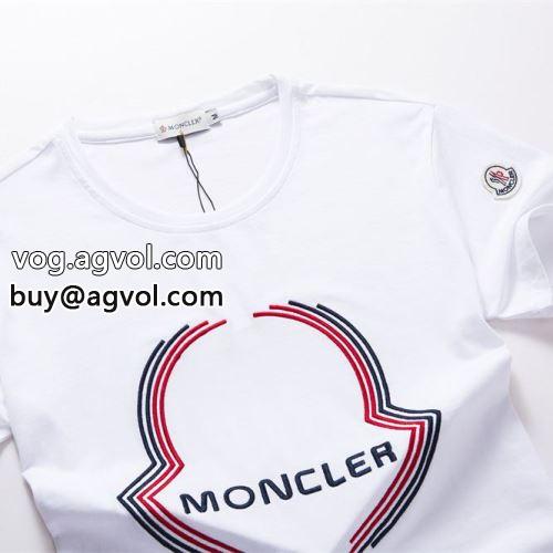 人気 ランキング 2色可選 モンクレール MONCLER 半袖Tシャツ プリント モンクレール偽物ブランド 2022