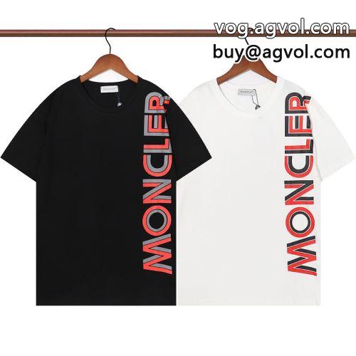 売れ筋！2022 モンクレールブランド コピー 2色可選 プリント モンクレール MONCLER 半袖Tシャツ 肌に馴染みやすい
