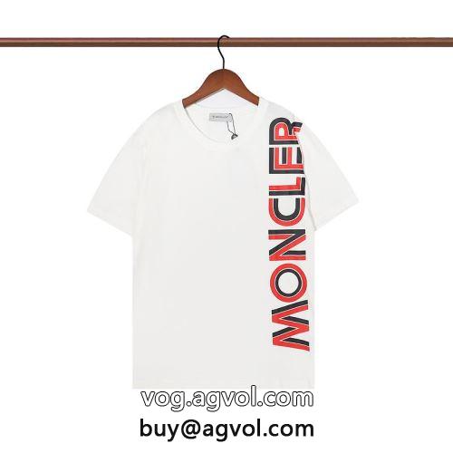 売れ筋！2022 モンクレールブランド コピー 2色可選 プリント モンクレール MONCLER 半袖Tシャツ 肌に馴染みやすい