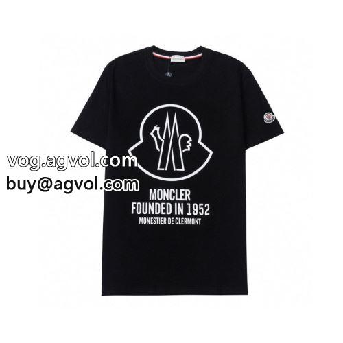 快適な着心地 モンクレール MONCLER 半袖Tシャツ 2022 プリント モンクレールスーパーコピー 2色可選