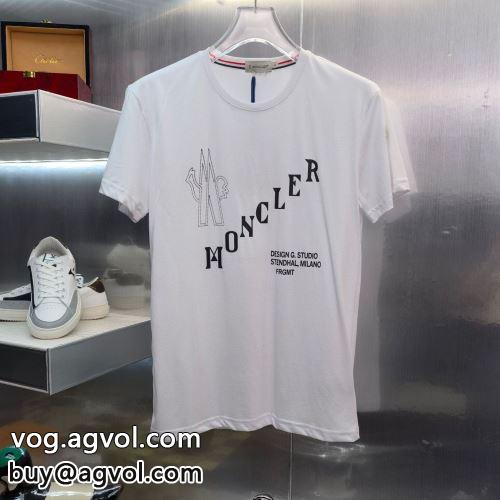 抜群の雰囲気が作れる! 2022 2色可選 モンクレール MONCLER 自然な肌触り モンクレールコピー 半袖Tシャツ ストライプ
