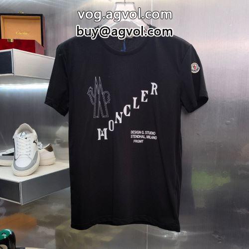抜群の雰囲気が作れる! 2022 2色可選 モンクレール MONCLER 自然な肌触り モンクレールコピー 半袖Tシャツ ストライプ