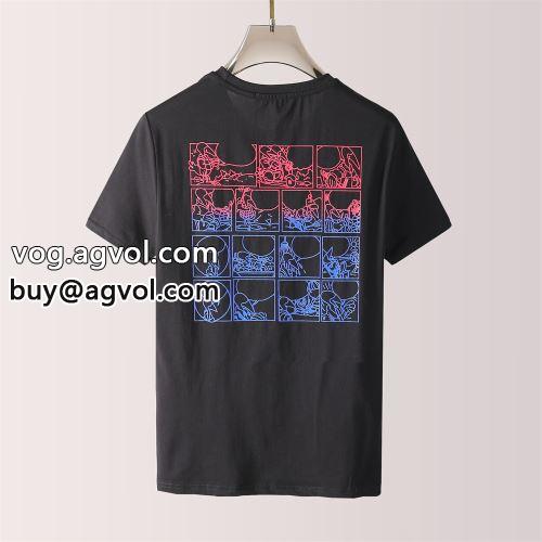 半袖Tシャツ モンクレールコピー 衿裏チェック柄 2022 ブランド 使い勝手抜群 2色可選