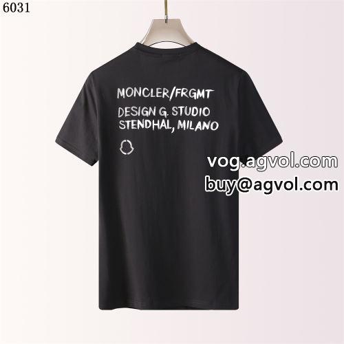 ★安心★追跡付 半袖Tシャツ 2色可選 レジャー モンクレールスーパーコピー 激安 2022 モンクレール MONCLER