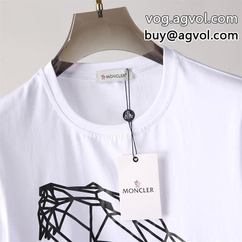 モンクレール MONCLER 2022 ～希少 プリント モンクレールコピーブランド 半袖Tシャツ ラックスした雰囲気 2色可選