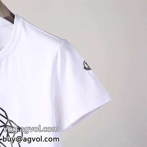 モンクレール MONCLER 2022 ～希少 プリント モンクレールコピーブランド 半袖Tシャツ ラックスした雰囲気 2色可選