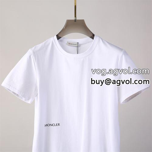 お買得 半袖Tシャツ 2色可選 2022 通気性に優れた モンクレール偽物ブランド プリント モンクレール MONCLER