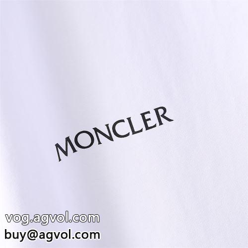 お買得 半袖Tシャツ 2色可選 2022 通気性に優れた モンクレール偽物ブランド プリント モンクレール MONCLER