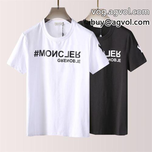 ◆モデル愛用◆ モンクレール MONCLER 2色可選 プリント モンクレールブランドスーパーコピー スタイリッシュな印象 2022 半袖Tシャツ