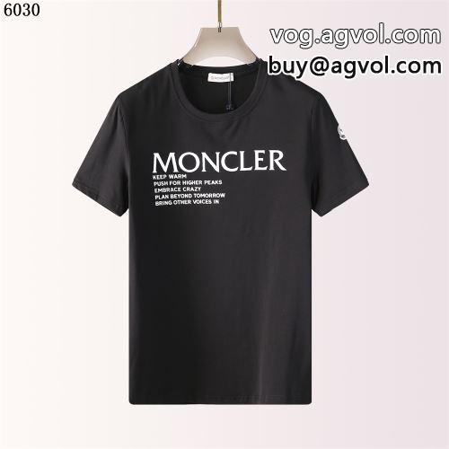 高級感演出 シンプル 半袖Tシャツ 2色可選 モンクレールブランドコピー 2022 吸汗性に優れ モンクレール MONCLER