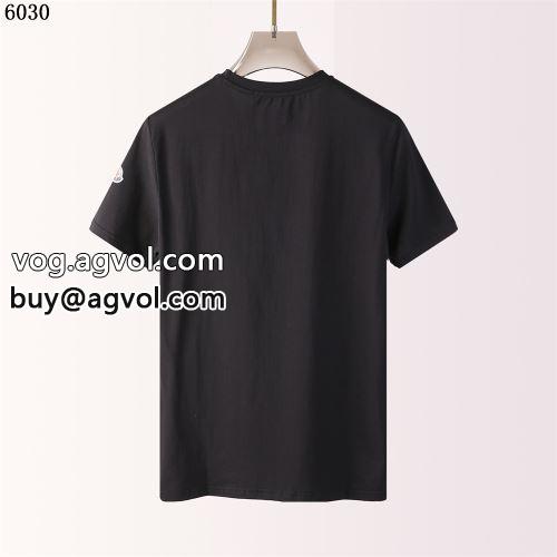 高級感演出 シンプル 半袖Tシャツ 2色可選 モンクレールブランドコピー 2022 吸汗性に優れ モンクレール MONCLER