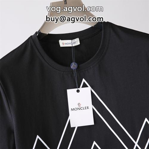 贈り物にも◎  2色可選 モンクレール MONCLER 超目玉 モンクレールブランド コピー ストライプ 半袖Tシャツ