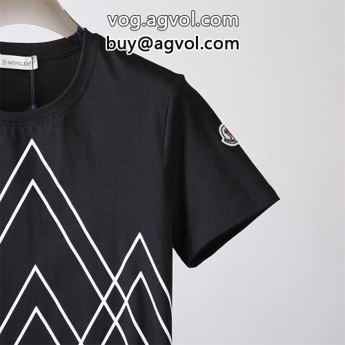 贈り物にも◎  2色可選 モンクレール MONCLER 超目玉 モンクレールブランド コピー ストライプ 半袖Tシャツ