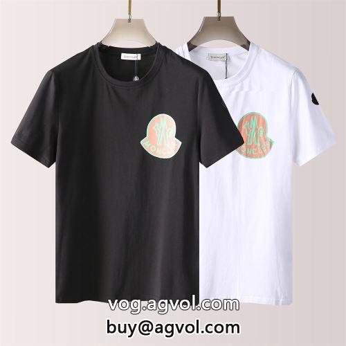 モンクレールコピー 高級感溢れるデザイン レジャー 吸汗速乾 2色可選 半袖Tシャツ 2022 モンクレール MONCLER