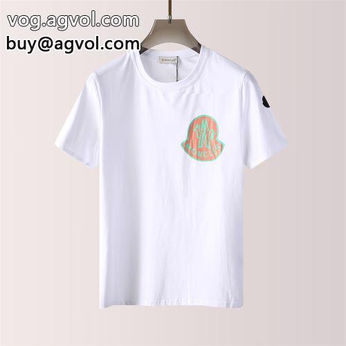モンクレールコピー 高級感溢れるデザイン レジャー 吸汗速乾 2色可選 半袖Tシャツ 2022 モンクレール MONCLER
