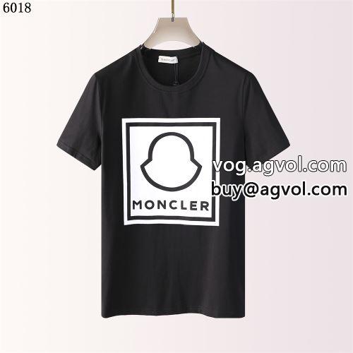 2022セール中 モンクレール MONCLER 2色可選 半袖Tシャツ モンクレールブランド 偽物 通販 デザイン性の高い クールビズ