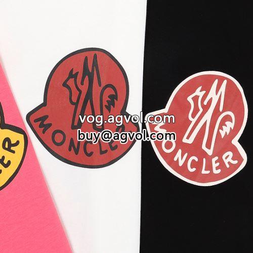 男女兼用 半袖Tシャツ 2022 モンクレール偽物ブランド 3色可選 自然な肌触り モンクレール MONCLER