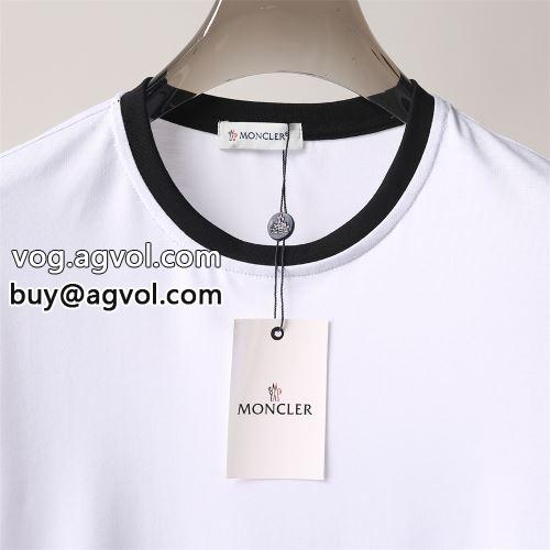 モンクレール MONCLER 頑丈な素材 モンクレールブランドコピー プリント 半袖Tシャツ 2022 収縮性のある