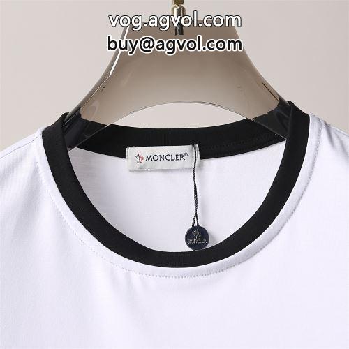 モンクレール MONCLER 頑丈な素材 モンクレールブランドコピー プリント 半袖Tシャツ 2022 収縮性のある
