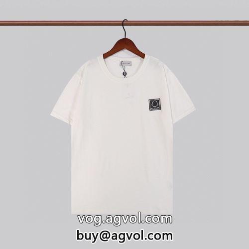 4色可選 シンプル 半袖Tシャツ 吸汗性に優れ モンクレールブランド コピー 2022 モンクレール MONCLER