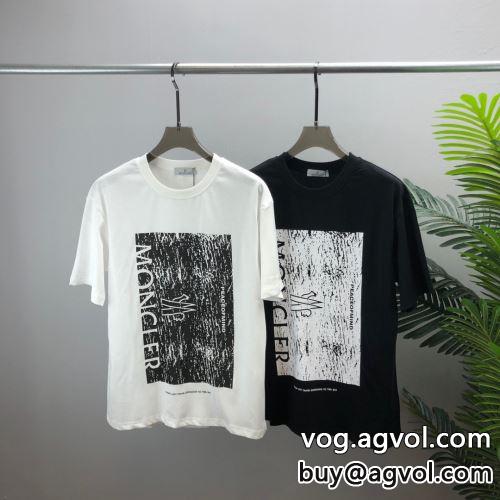 モンクレール MONCLER 2022 モンクレールコピー ラックスした雰囲気 2色可選 プリント柄 ブランド 半袖Tシャツ