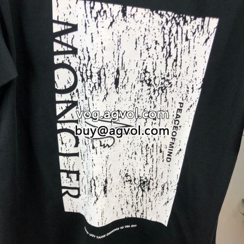 モンクレール MONCLER 2022 モンクレールコピー ラックスした雰囲気 2色可選 プリント柄 ブランド 半袖Tシャツ