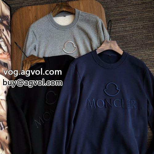 定番無地パーカー ブランドスーパーコピー お洒落自在 モンクレール MONCLER 2022 プルオーバーパーカー 3色可選