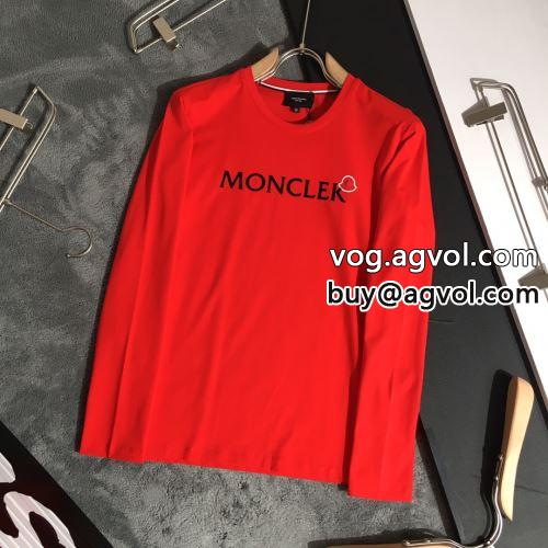 3色可選 モンクレールコピー 長袖Tシャツ  2022 着回し度抜群 MONCLERコピー お買い得品