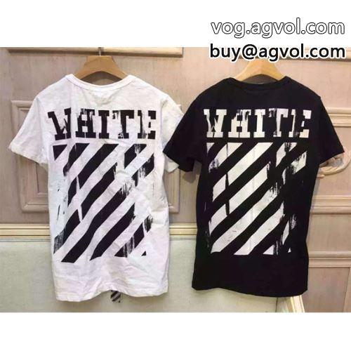  オフホワイトコピー 高品質 半袖Tシャツ 存在感のある 2022 OFF-WHITEコピー 2色可選 