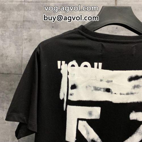 半袖Tシャツ しわになりにくい OFF-WHITEコピー 2色可選 大絶賛！ 2022 オフホワイトコピー
