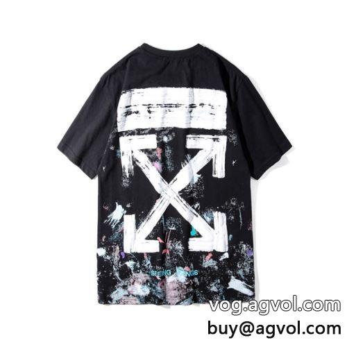 上質 OFF-WHITEコピー 主役になる存在感 半袖Tシャツ 2022 オフホワイトコピー