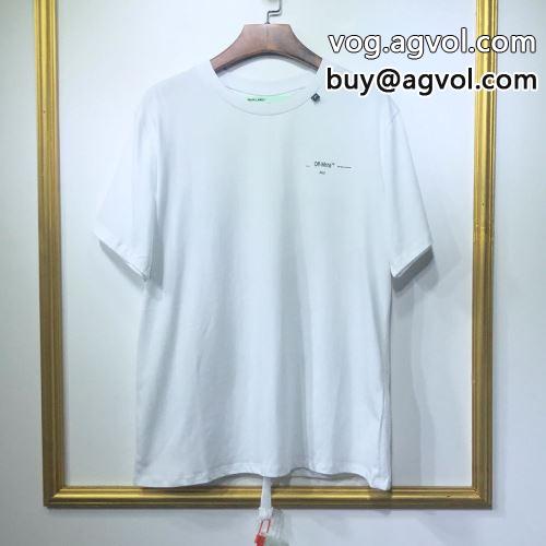 OFF-WHITEコピー 2色可選 オフホワイトコピー 肌に馴染みやすい 半袖Tシャツ  2022  大人キレイに仕立てる
