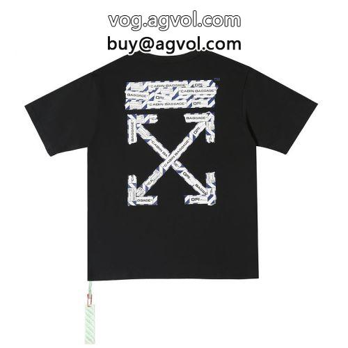  2022 流行に関係なく長年愛用できる セレブ風 オフホワイトコピー 半袖Tシャツ OFF-WHITEコピー 3色可選  
