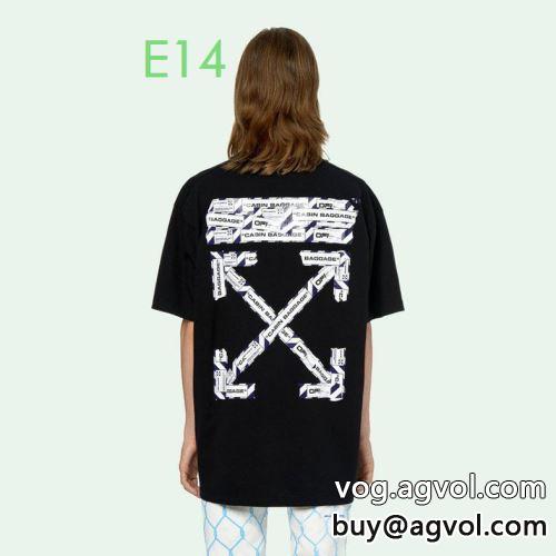 2022 流行に関係なく長年愛用できる セレブ風 オフホワイトコピー 半袖Tシャツ OFF-WHITEコピー 3色可選