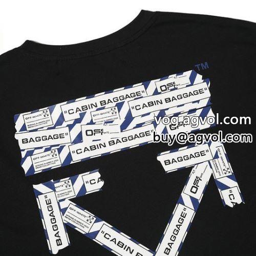2022 流行に関係なく長年愛用できる セレブ風 オフホワイトコピー 半袖Tシャツ OFF-WHITEコピー 3色可選