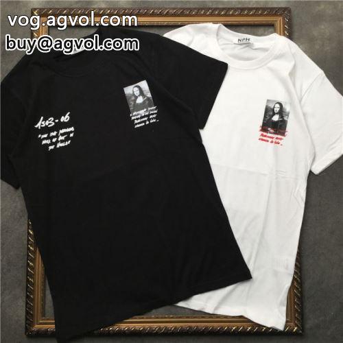 半袖Tシャツ 2022 縦には伸びにくい OFF-WHITEコピー 頑丈な素材 オフホワイトコピー 2色可選